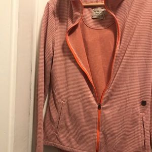 Burton Striped Zip up Sweater Jacket